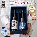父の日に贈る日本酒720ml2本飲み比べセット｜大吟醸・純米吟醸入りギフト